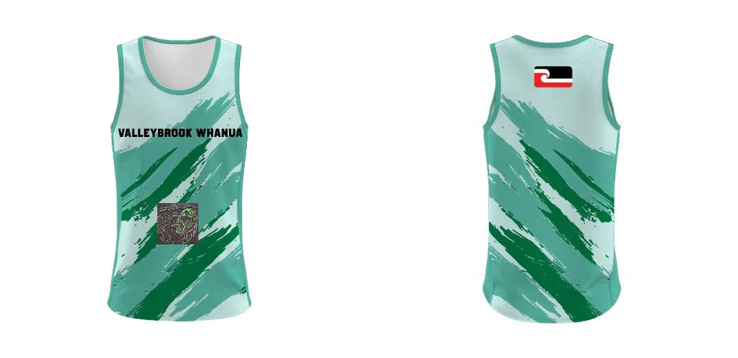 Brushes Sport Singlet Design Your Own