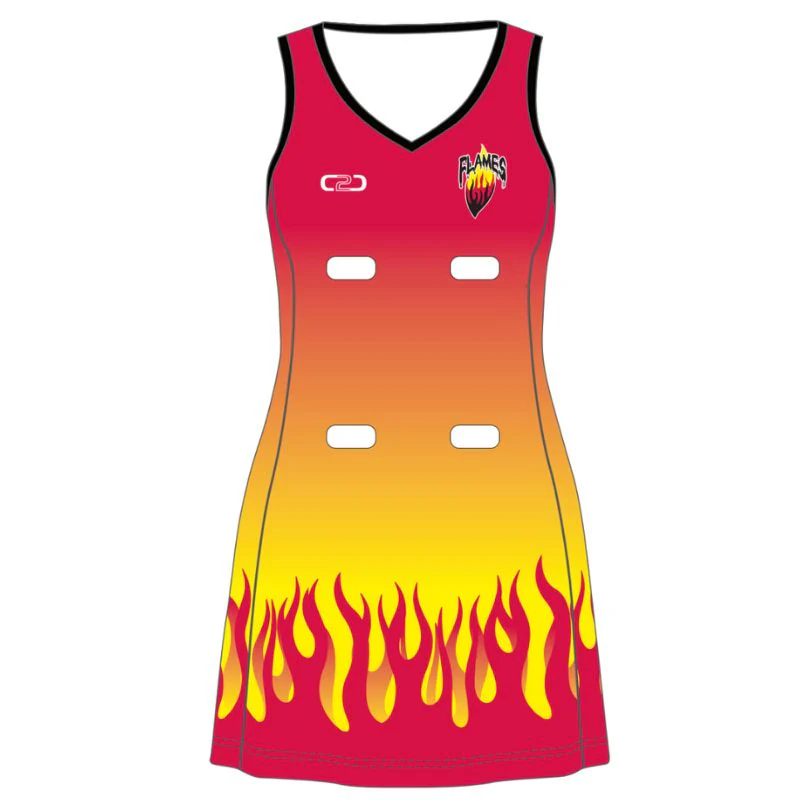 Bundaberg Flames Netball Dress