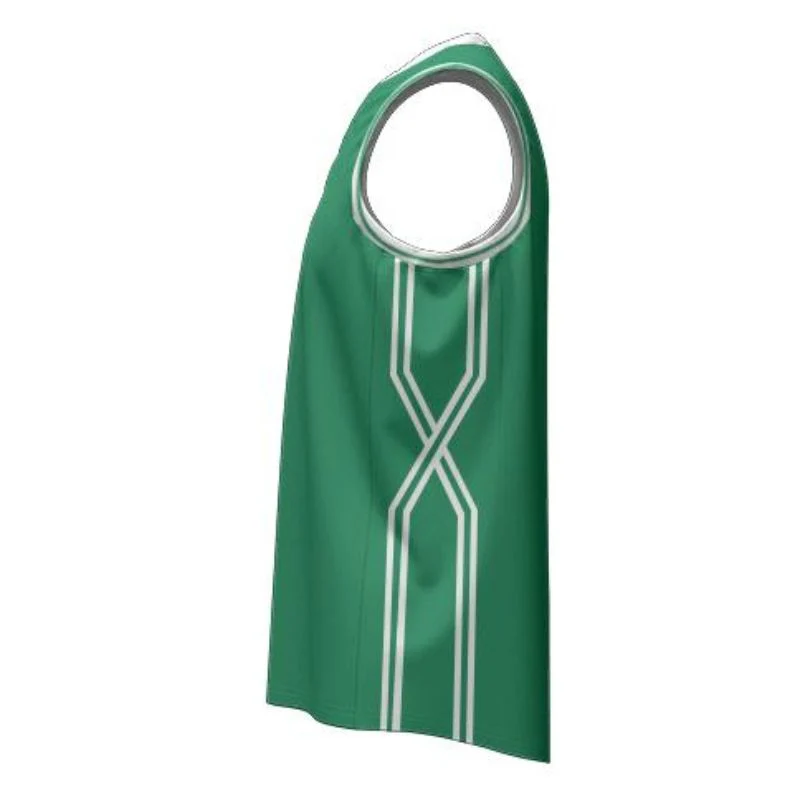 Burra Basketball Core Singlet Green - Image 2