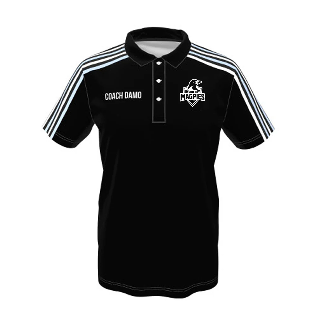 Byron Bay Junior AFL Coach Polo Black