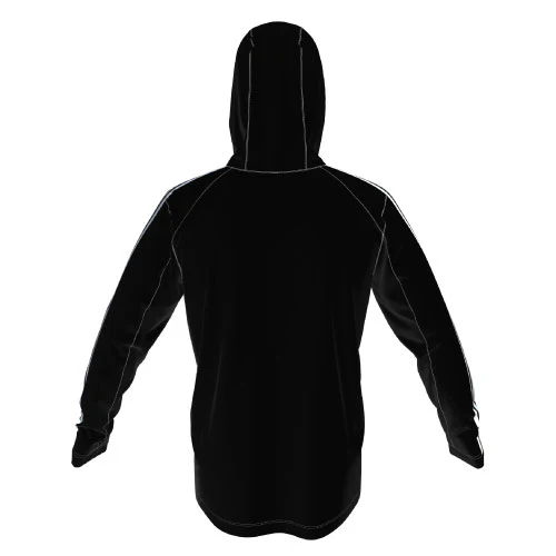 Byron Bay Junior AFL Pull Over Hoodie Black - Image 3