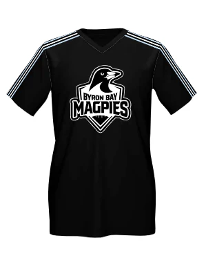 Byron Bay Magpies Black Club Tee