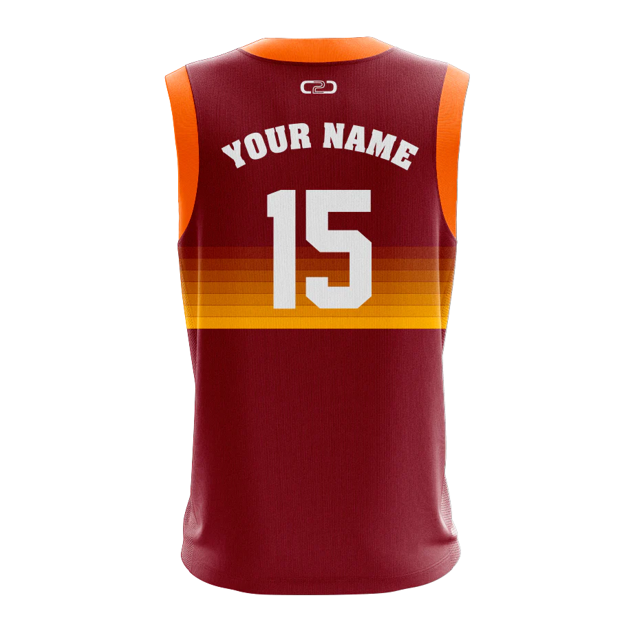 Custom Miner 21 Core Basketball Singlet - Image 3