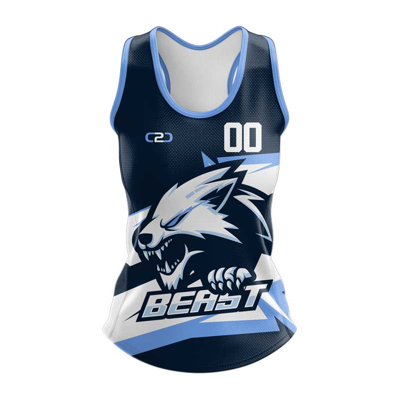 Undefeated Sport Singlet Ladies Racerback Design Your Own Custom