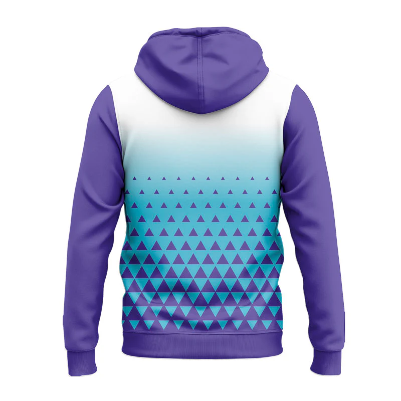 Diamonds Pull Over Kinetic Fleece Hoodie Design Your Own - Image 2