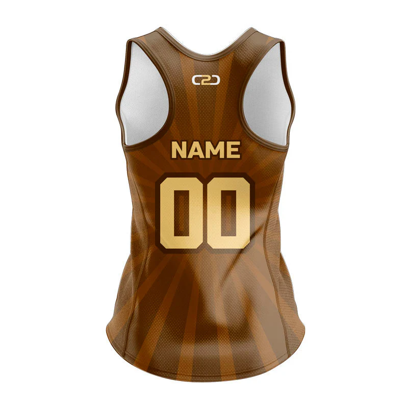 End of Season Tour Sport Singlet Ladies Racerback Design Your Own Custom - Image 2