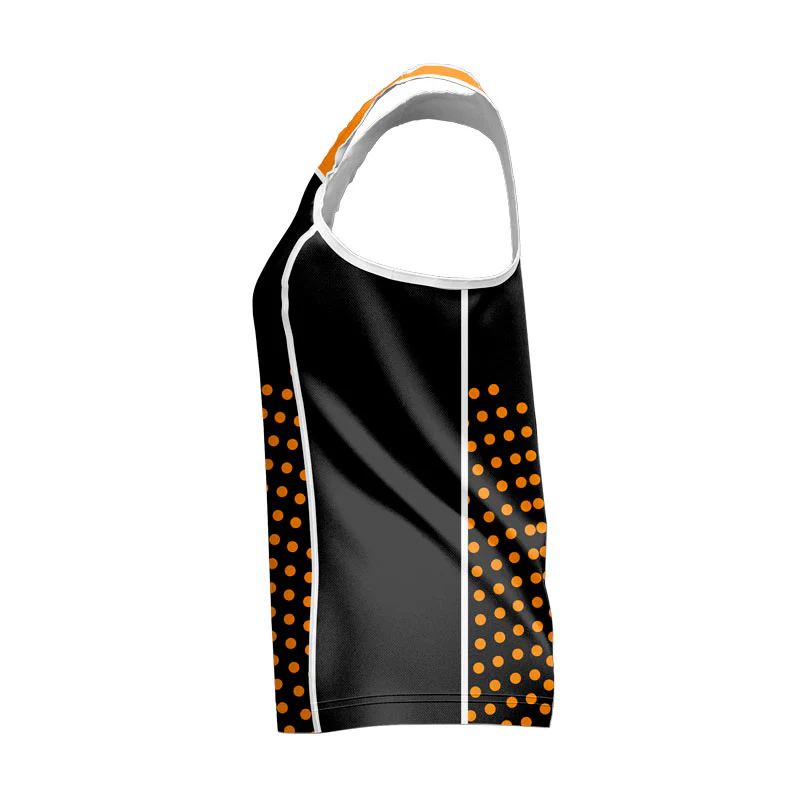 Dot Netball Singlet Ladies Racerback Design Your Own Custom - Image 3