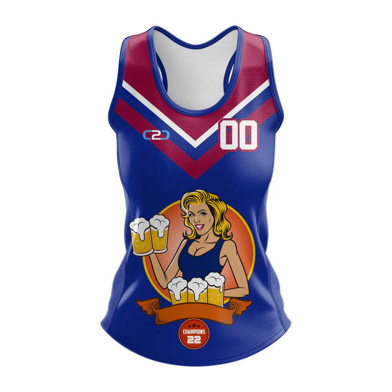 Let's Go Sport Singlet Ladies Racerback Design Your Own Custom