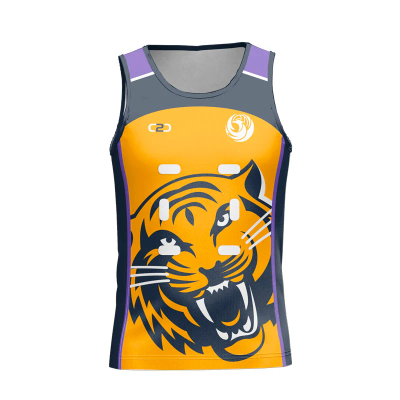 Tiger Netball Singlet Design Your Own Custom