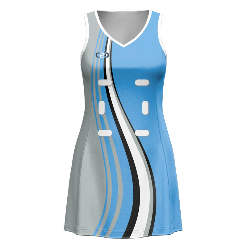 Swirl Core Netball Dress Custom Design Your Own