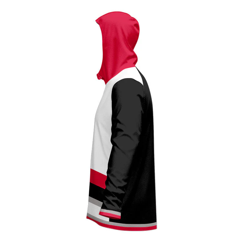 Blazers-Inspired SlimFit HP Tech Zip Hoodie Design Your Own - Image 3