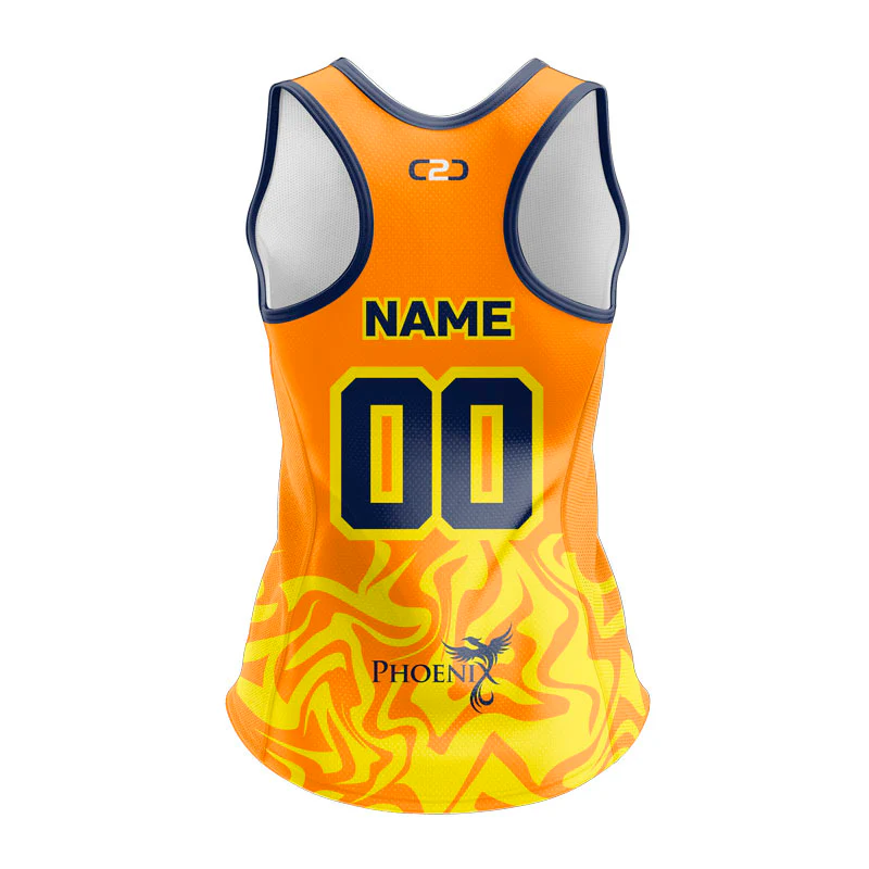 Tour Time Sport Singlet Ladies Racerback Design Your Own Custom - Image 2