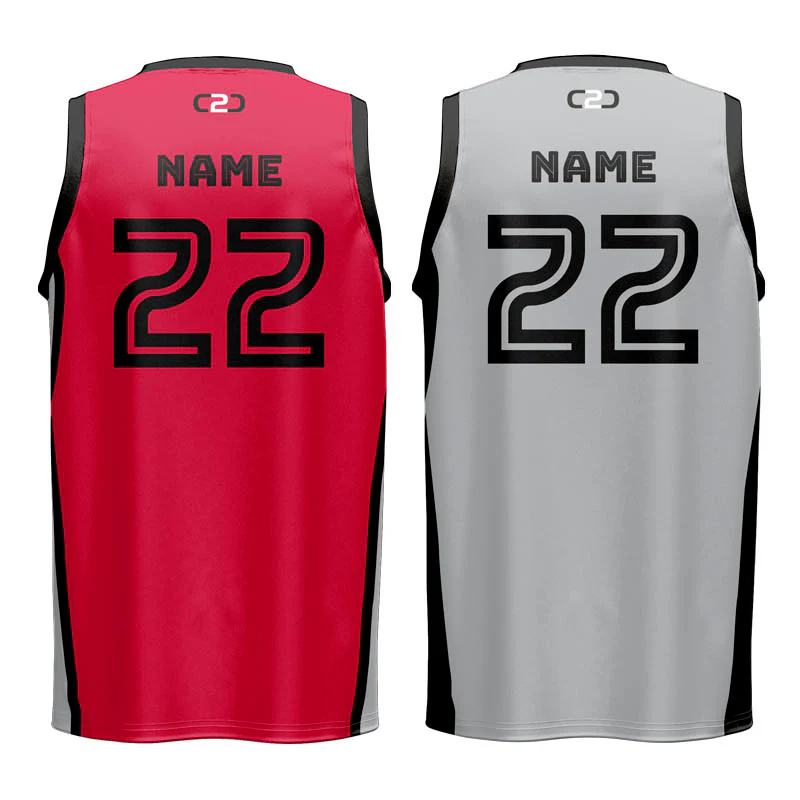 Custom Sonics Core V Reversible Basketball Singlet - Image 2
