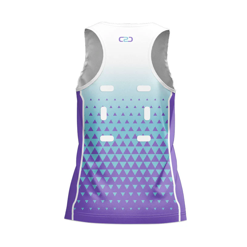 Diamonds Netball Singlet Ladies Racerback Design Your Own Custom - Image 3
