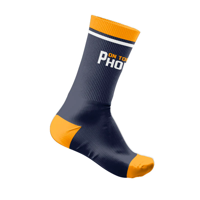 Tour Time Crew Socks Design Your Own Custom MOQ 10/size - Image 2