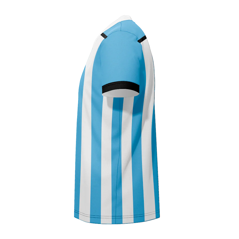 Argentina Core Soccer Jersey Insert V Neck Design Your Own Custom - Image 2