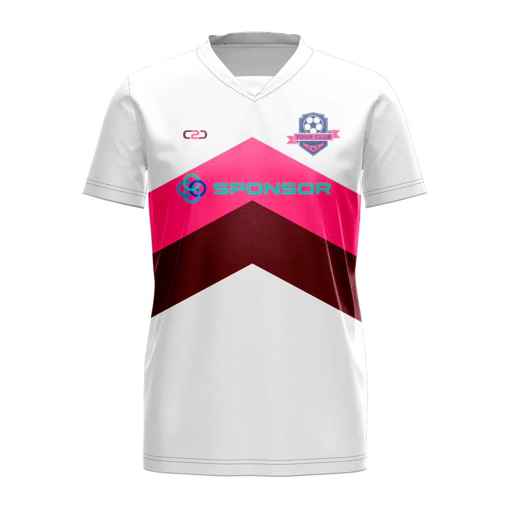 Chevron Core Soccer Jersey Insert V Neck Design Your Own Custom