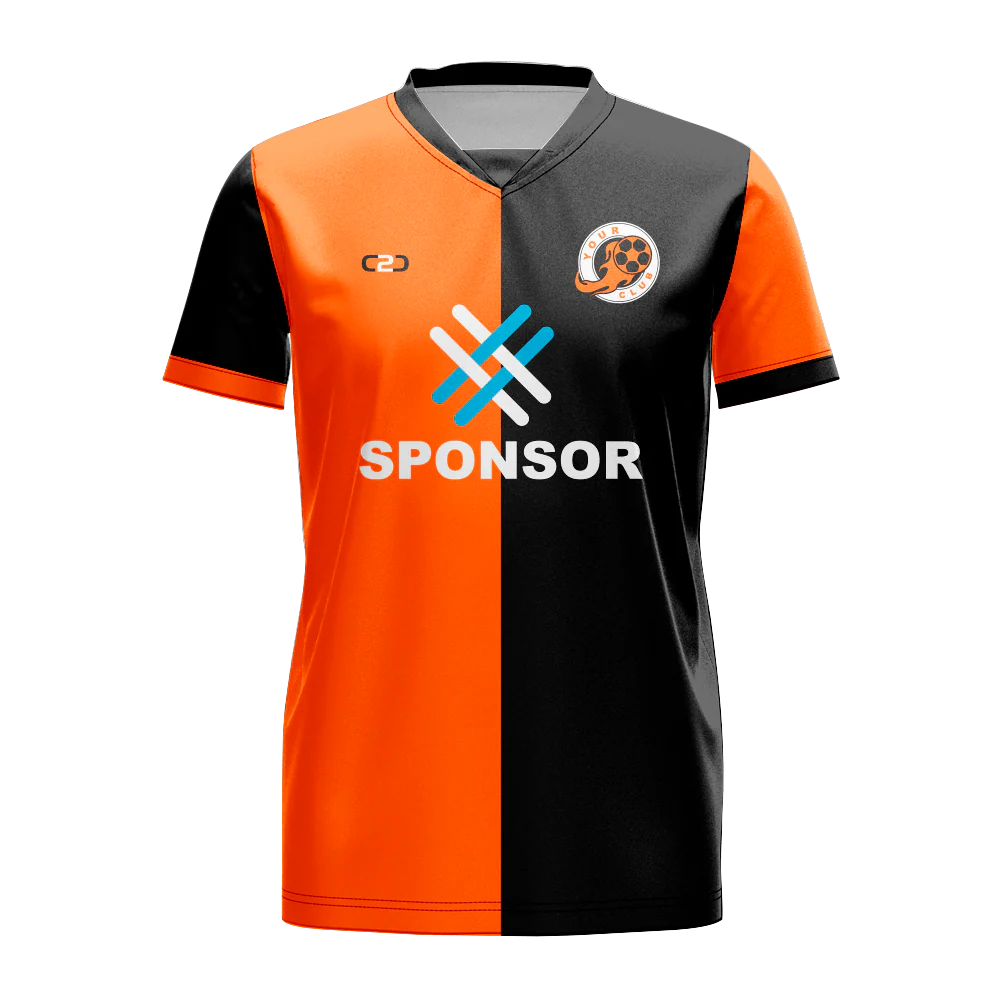 Contrast Core Soccer Jersey Insert V Neck Design Your Own Custom