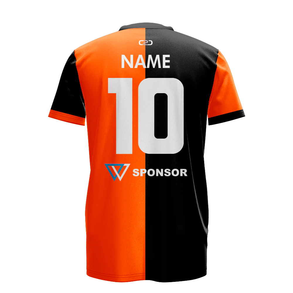 Contrast Core Soccer Jersey Insert V Neck Design Your Own Custom - Image 3