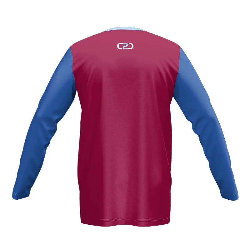 Shirt 101 SlimFit HP Long Sleeve V Neck Warmup Design Your Own Custom - Image 3