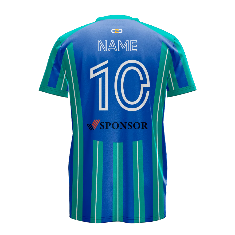 Juventus Core Soccer Jersey Insert V Neck Design Your Own Custom - Image 3