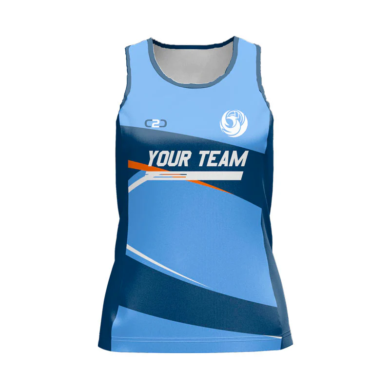 Athletic Singlet 4 Ladies SemiRacerback Design Your Own Custom