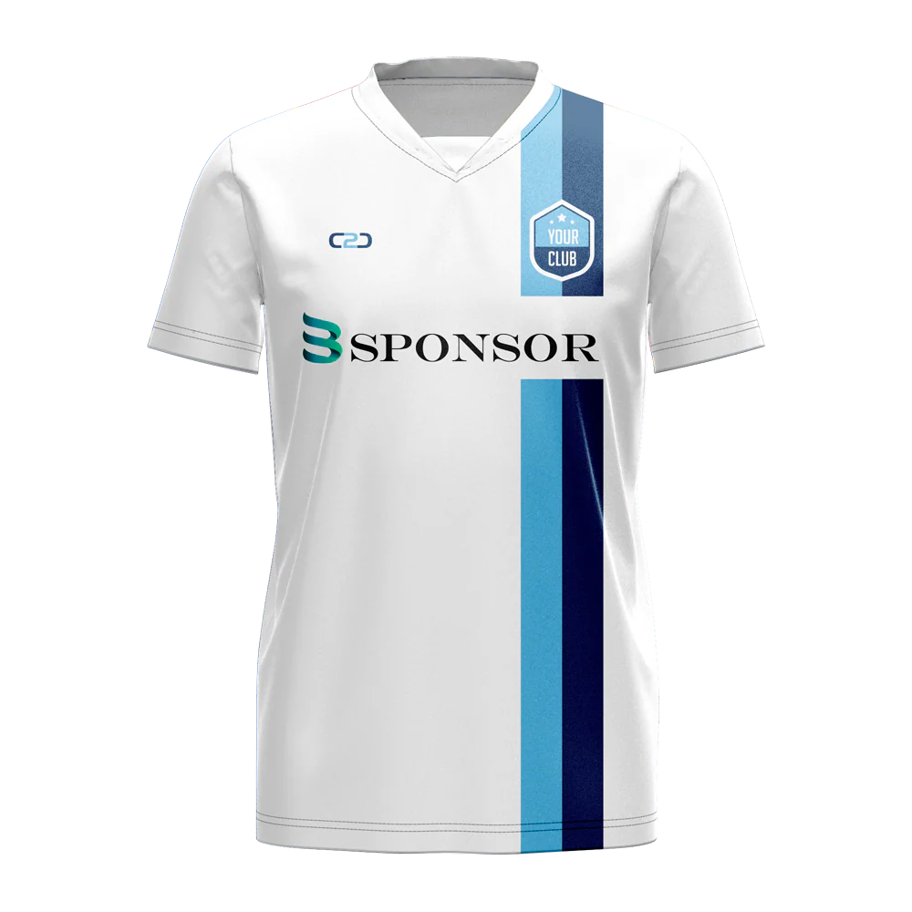 Man City Core Soccer Jersey Insert V Neck Design Your Own Custom