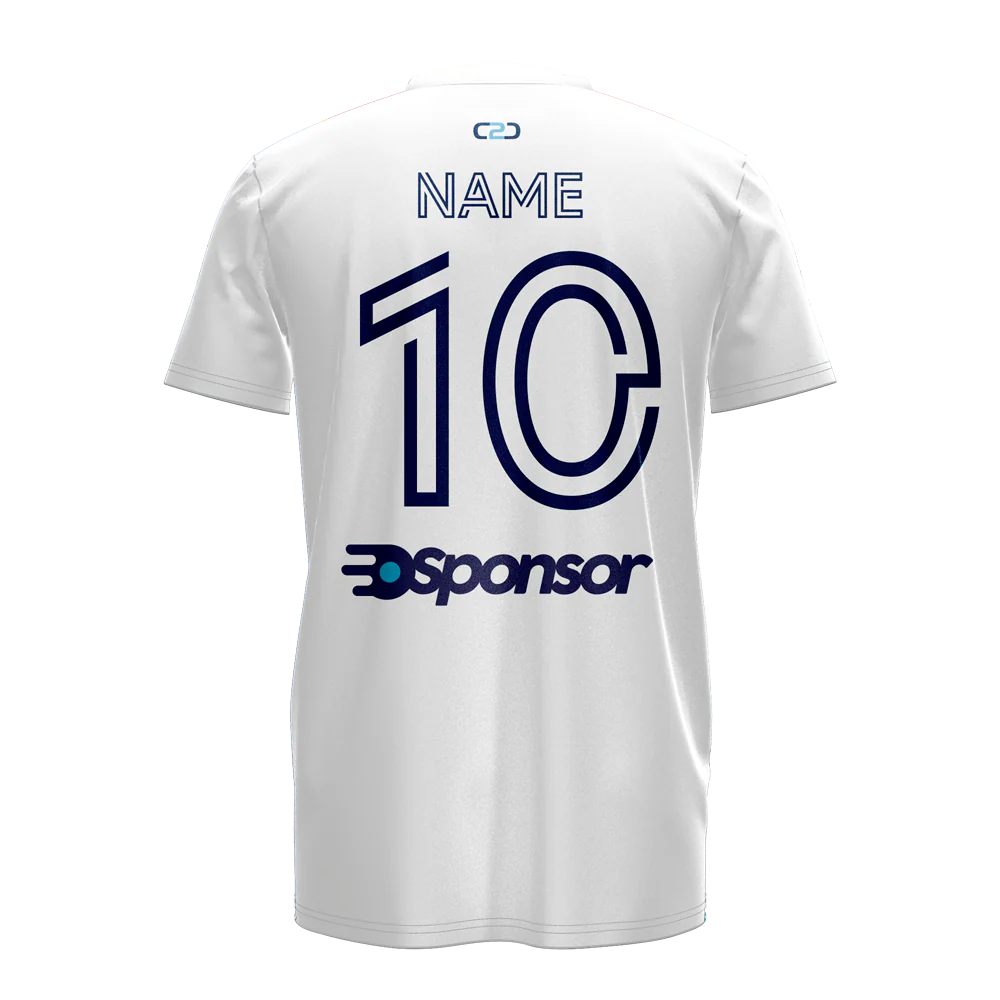 Man City Core Soccer Jersey Insert V Neck Design Your Own Custom - Image 3