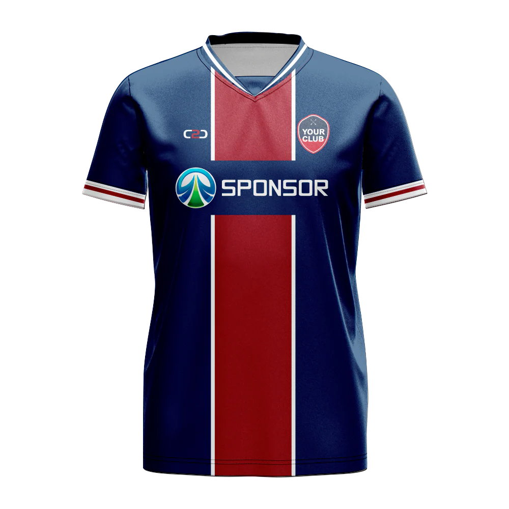 PSG Core Soccer Jersey Insert V Neck Design Your Own Custom