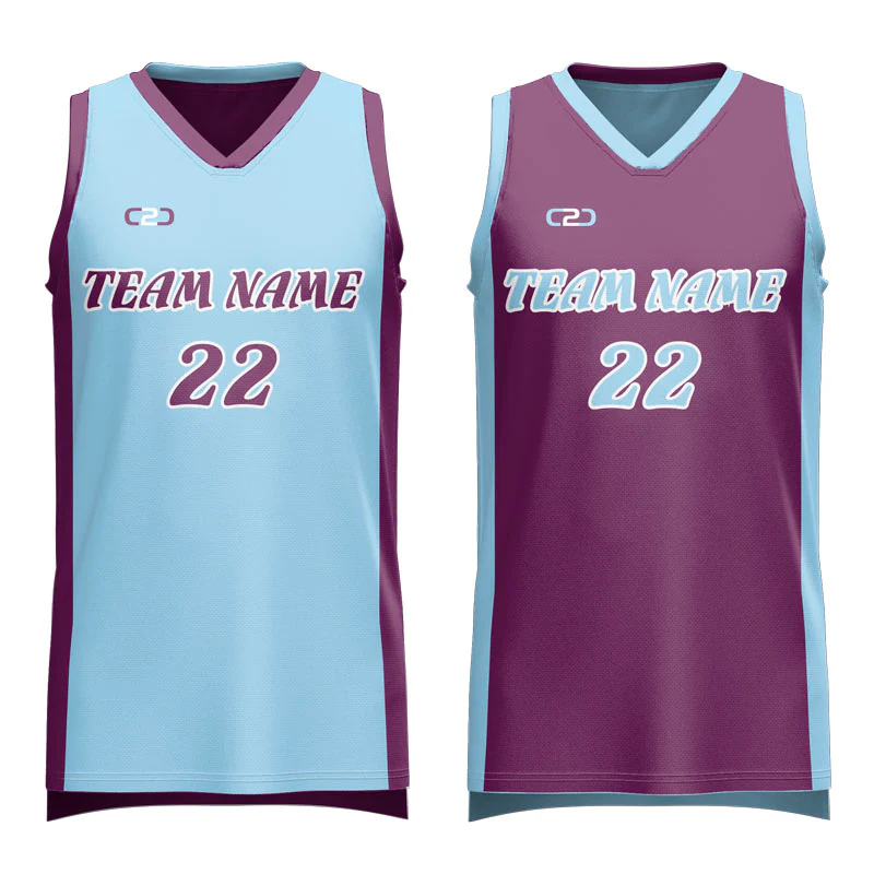 Custom Racing Reversible Slimfit Hp V Neck Basketball Singlet