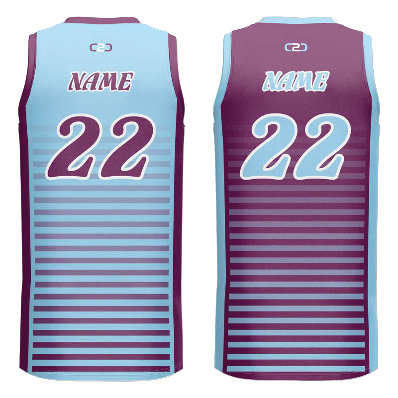 Custom Racing Reversible Slimfit Hp V Neck Basketball Singlet - Image 2