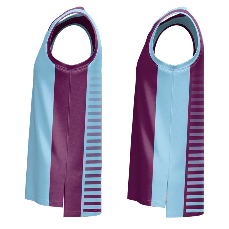 Custom Racing Reversible Slimfit Hp V Neck Basketball Singlet - Image 3