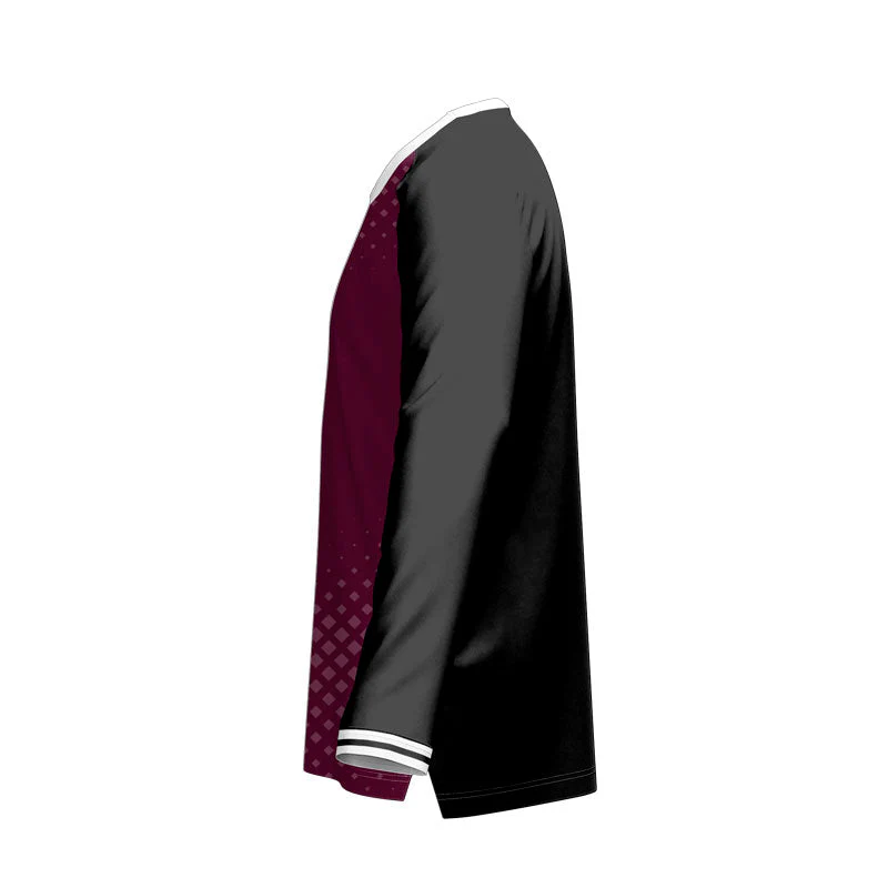 CRIMSON Shirt SlimFit HP Long Sleeve Warmup Design Your Own Custom - Image 2