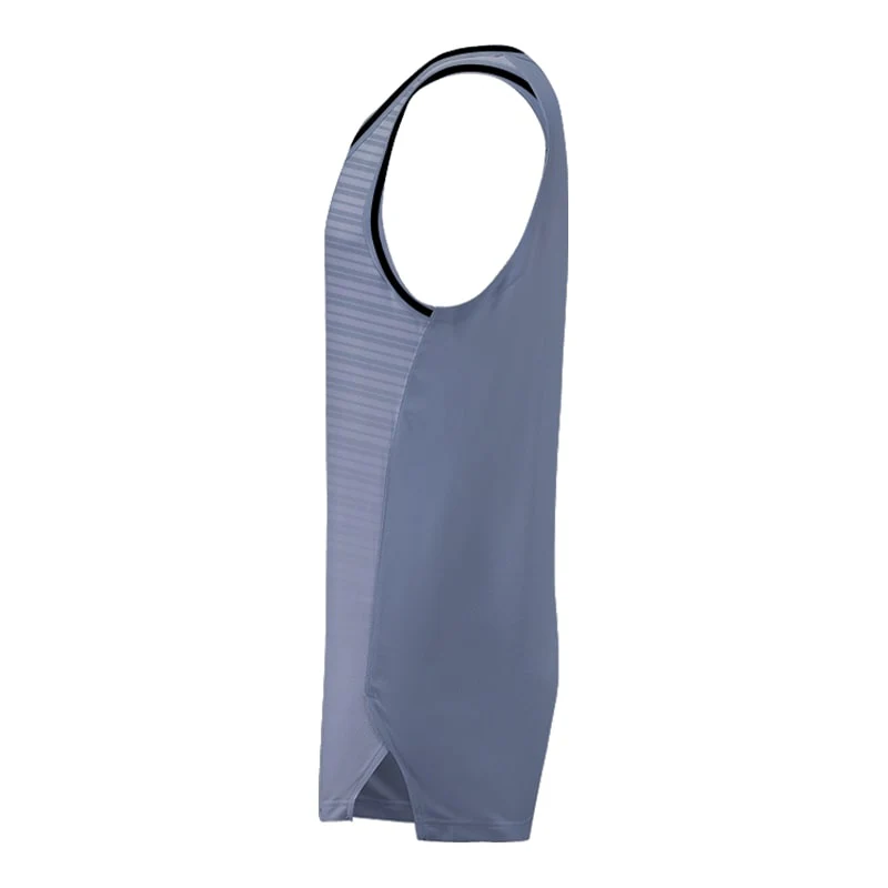 Custom Spurs Alt Icon Slimfit Hp Split Basketball Singlet - Image 2