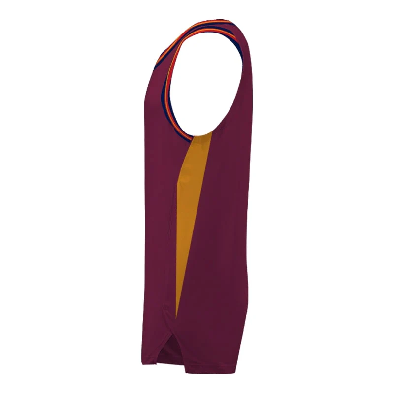 Custom Cavaliers Slimfit Hp Split Basketball Singlet - Image 2