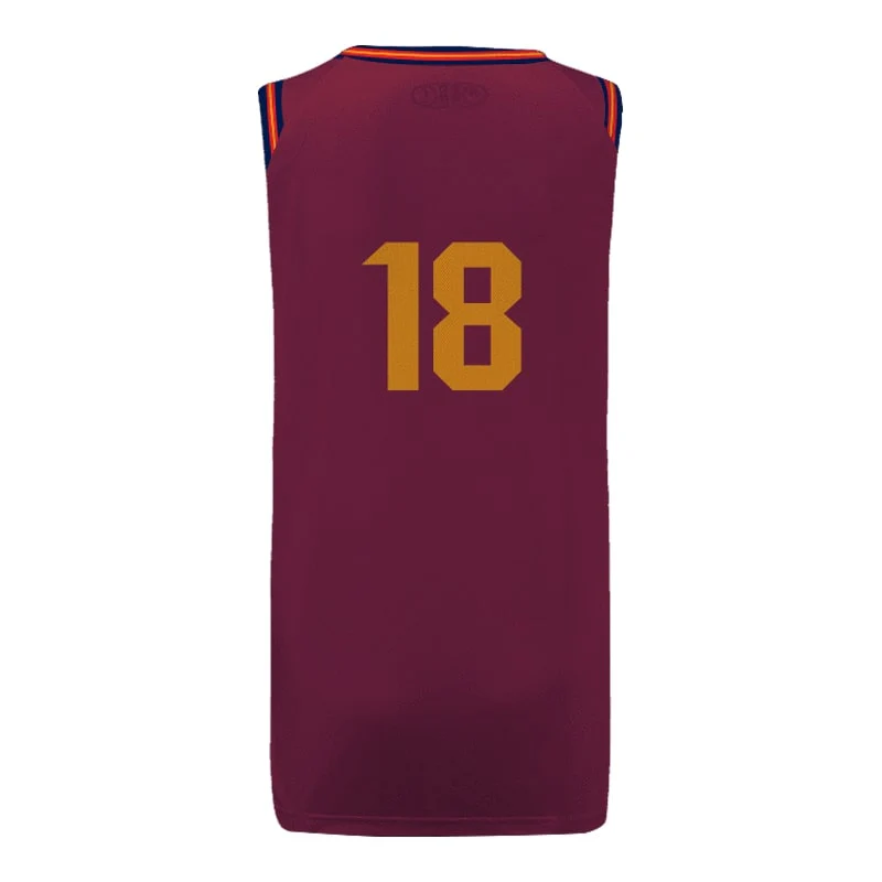 Custom Cavaliers Slimfit Hp Split Basketball Singlet - Image 3