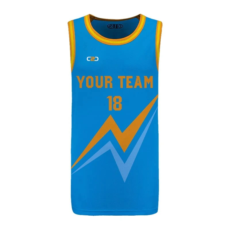 Custom Storm Icon Slimfit Hp Split Basketball Singlet