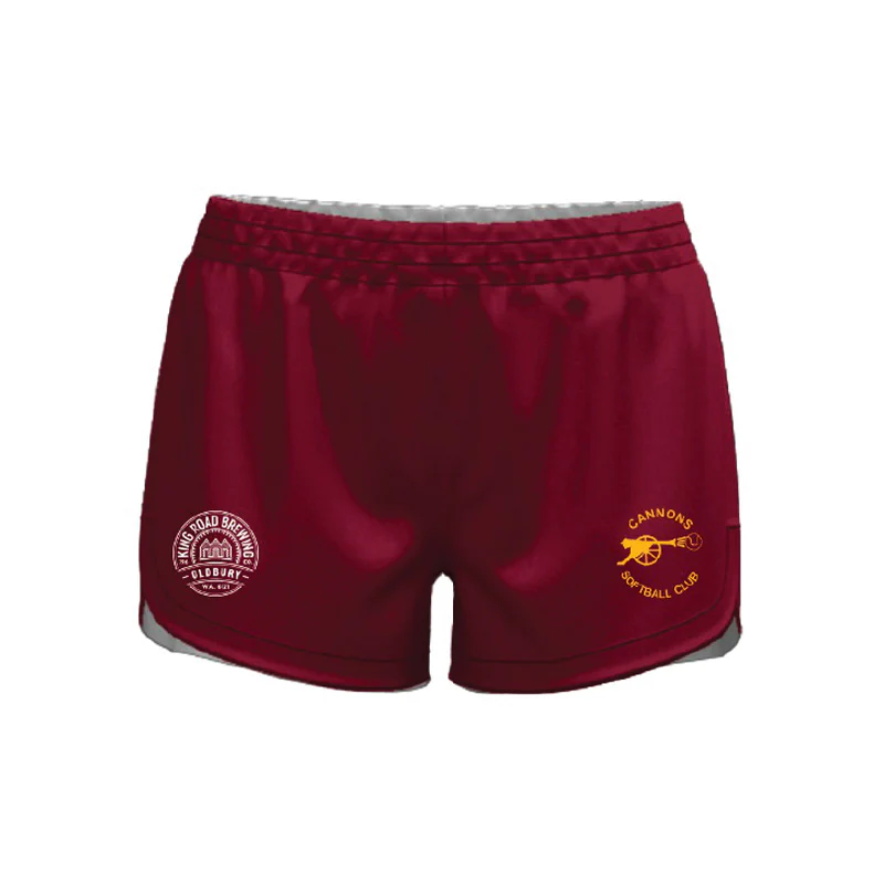 Cannons LS Softball Ladies SlimFit HP Shorts