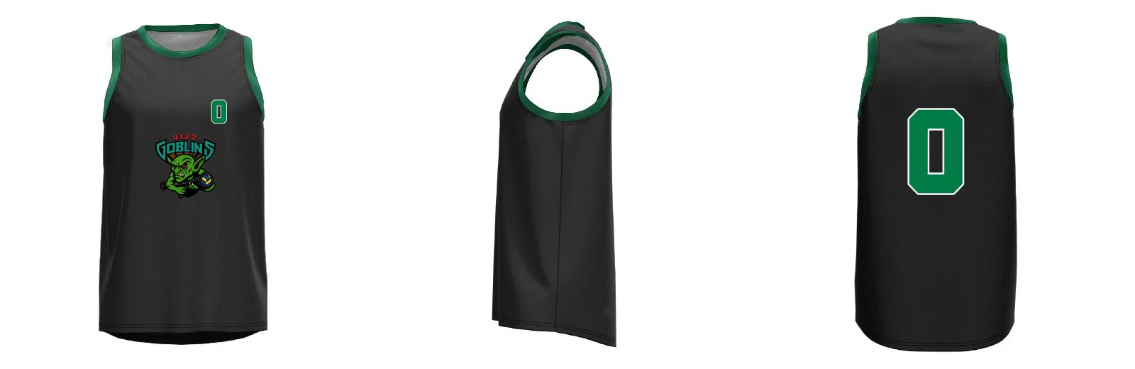 Celtics-Inspired Core Basketball Singlet DYO Design Your Own Custom