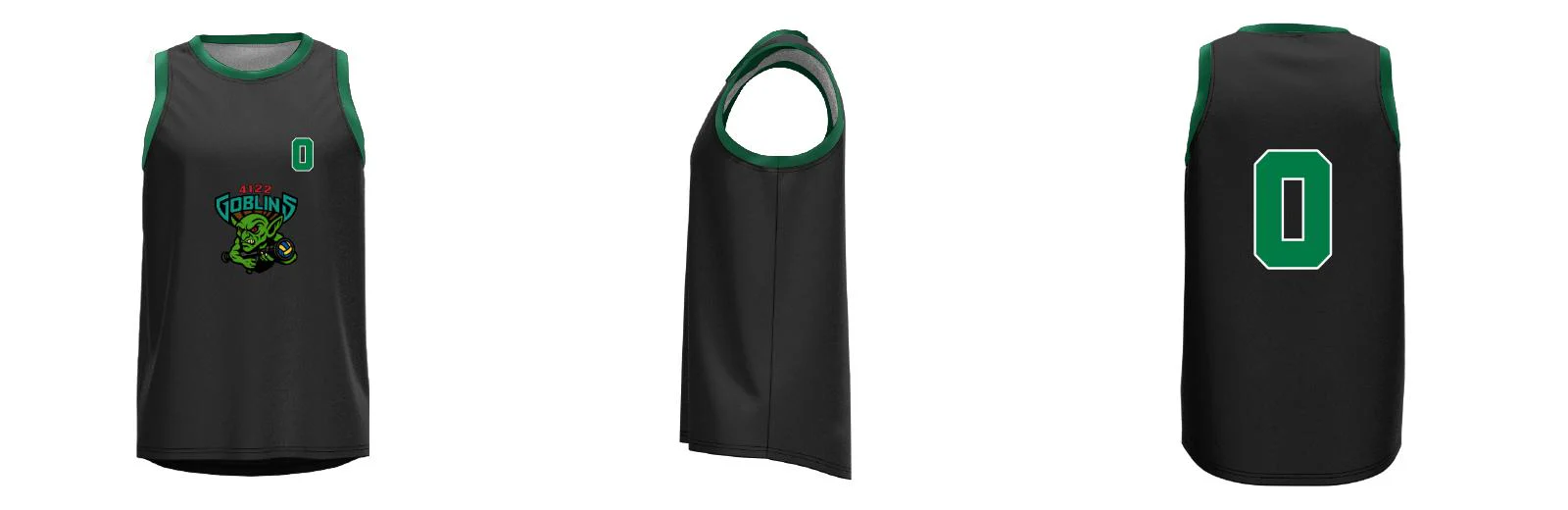 Celtics-Inspired Core Basketball Singlet DYO Design Your Own Custom