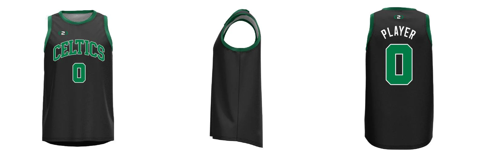 Celtics-Inspired Core Basketball Singlet DYO Design Your Own Custom