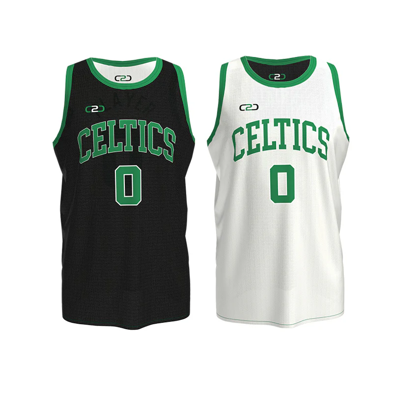 Custom Celtics-Inspired Core Reversible Basketball Singlet