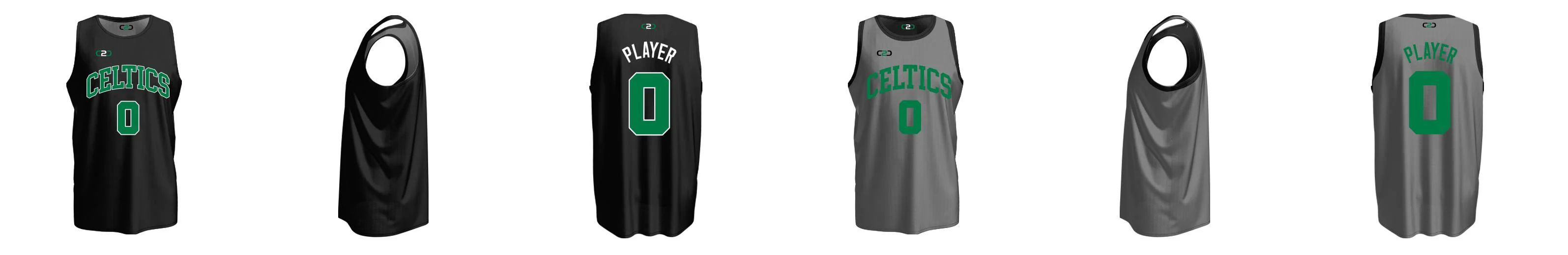 Celtics-Inspired Core Reversible Basketball Singlet Design Your Own Custom
