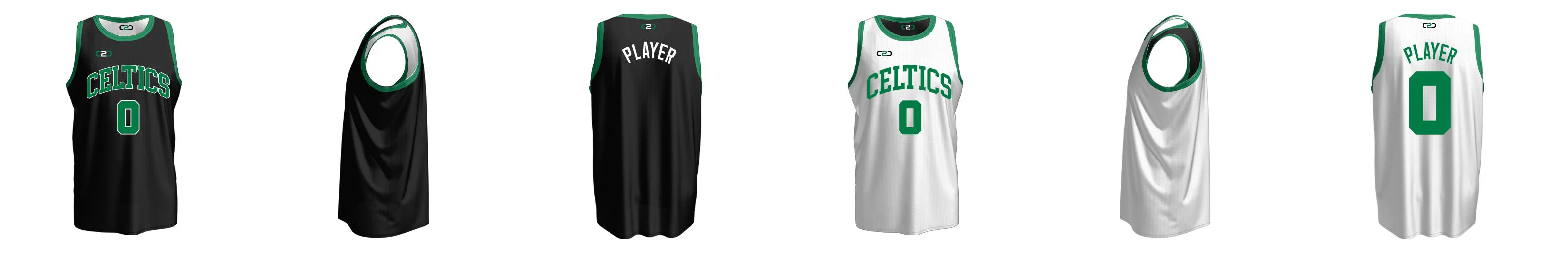 Celtics-Inspired Core Reversible Basketball Singlet Design Your Own Custom