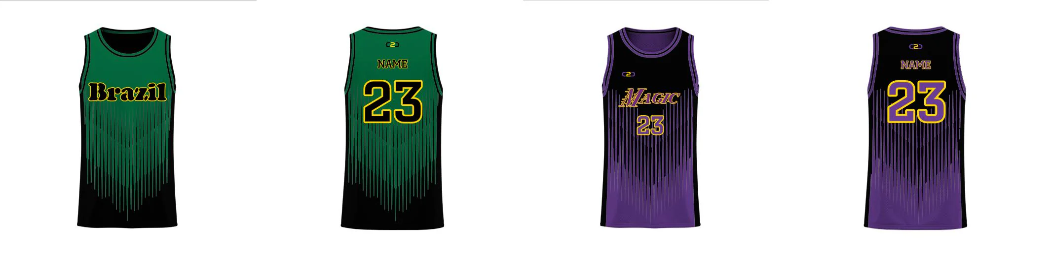CHEVRON Core Reversible Basketball Singlet Design Your Own