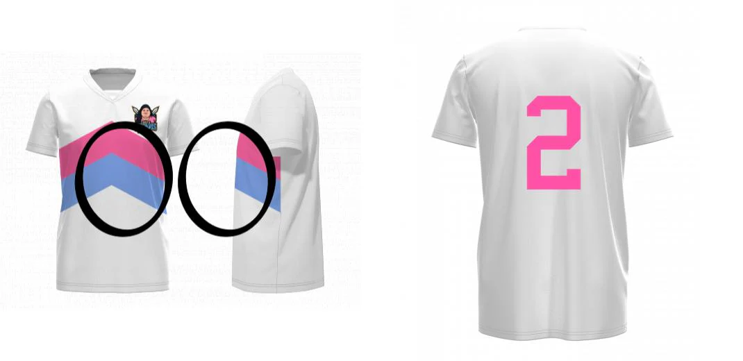 Chevron Core Soccer Jersey Insert V Neck Design Your Own Custom