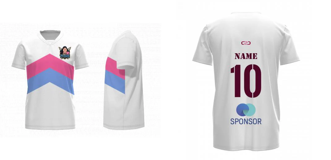Chevron Core Soccer Jersey Insert V Neck Design Your Own Custom