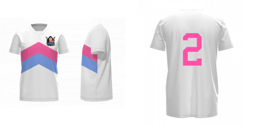 Chevron Core Soccer Jersey Insert V Neck Design Your Own Custom