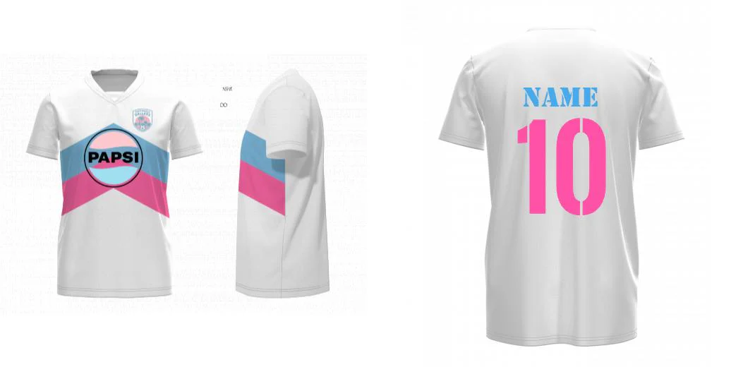 Chevron Core Soccer Jersey Insert V Neck Design Your Own Custom