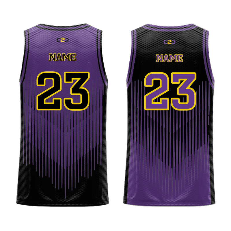 Custom Chevron Core Reversible Basketball Singlet - Image 2